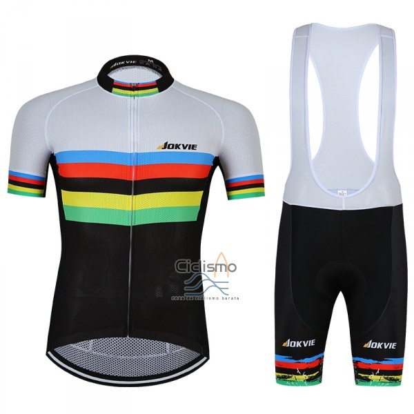 Uci Mondo Campione Ropa Ciclismo Culotte Corto 2018 Hombre Mangas Cortas Jokvie